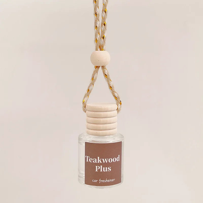 Universal Car Essential Oil Diffuser Air Freshener Hanging Perfume Bottle Auto Interior Rearview Mirror Ornament Hanging Pendant
