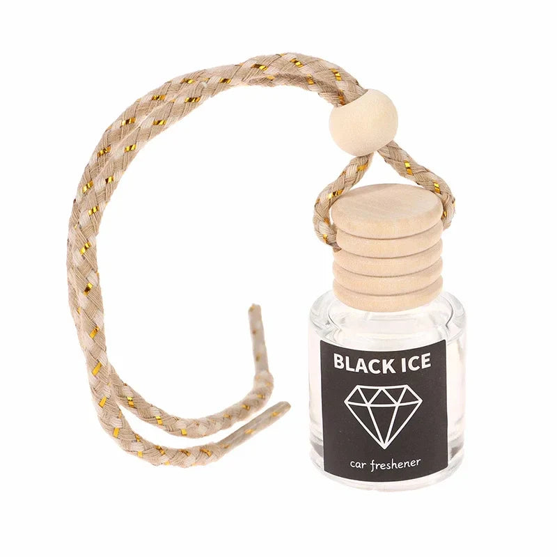 Universal Car Essential Oil Diffuser Air Freshener Hanging Perfume Bottle Auto Interior Rearview Mirror Ornament Hanging Pendant