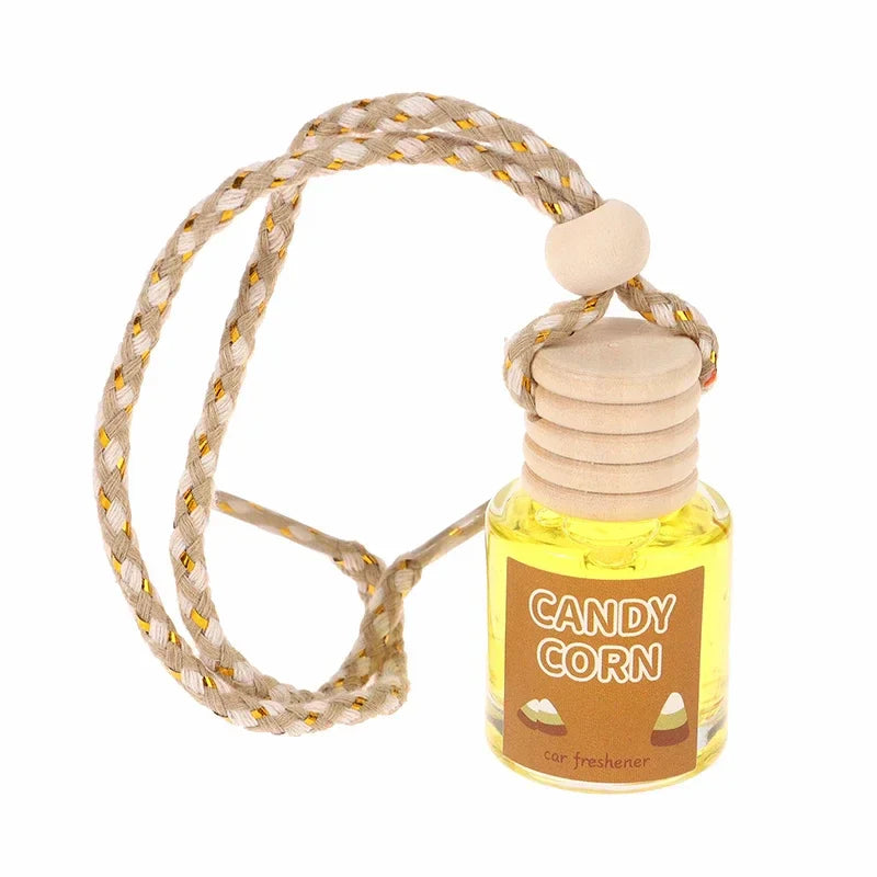 Universal Car Essential Oil Diffuser Air Freshener Hanging Perfume Bottle Auto Interior Rearview Mirror Ornament Hanging Pendant