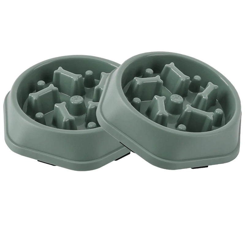 Slow Feeder Dog Bowl Anti-Choking Slow Feeding Bowls for Dogs Anti-Slip Pet Slow Eat Dishes Puzzle Bowls for Small Medium Dogs
