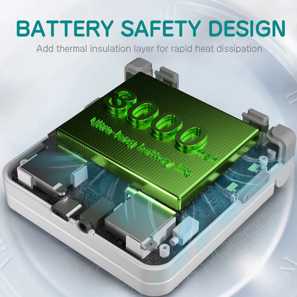 Flip V2 Handheld Game Console 3.5''IPS Screen Retro Compact Portable Game Machine for On-The-Go Entertainment Players Gift