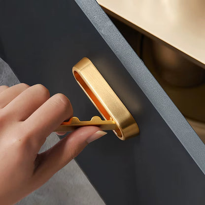 1Pcs Folding Wall Hook Hidden Robe Towel Coat Hook Stainless Steel Hook for Home Kitchen Bathroom Matte Black Towel Hanger