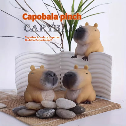 1Pc Capybara Relax Squeeze Toy - Quick Rebound, Durable TPR Material, Novelty Animal Design for Fun & Relaxation