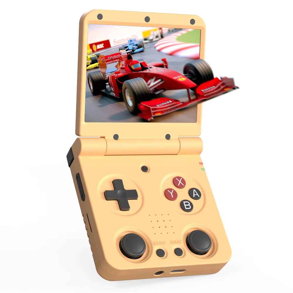 Flip V2 Handheld Game Console 3.5''IPS Screen Retro Compact Portable Game Machine for On-The-Go Entertainment Players Gift
