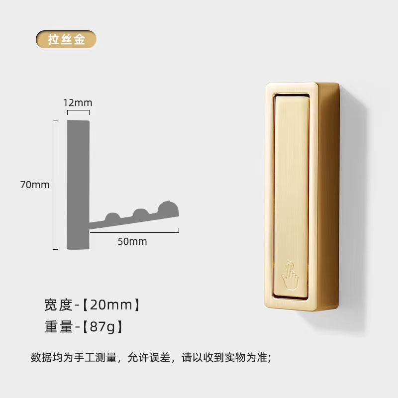 1Pcs Folding Wall Hook Hidden Robe Towel Coat Hook Stainless Steel Hook for Home Kitchen Bathroom Matte Black Towel Hanger