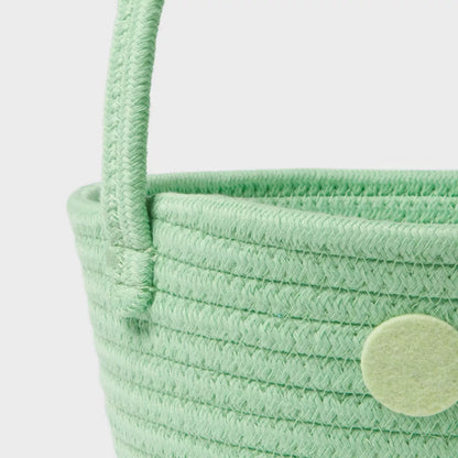 Circular Rope Decorative Easter Basket - Spritz