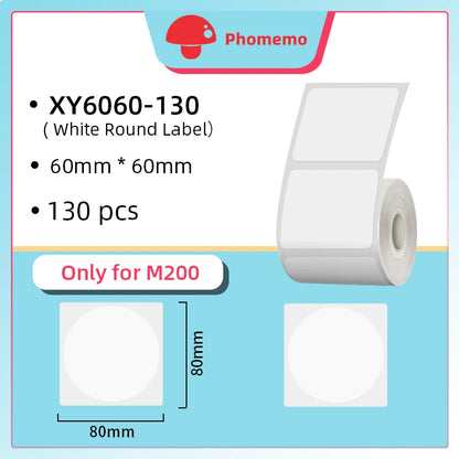 Phomemo M110 Thermal Wireless Label Printer Portable Bluetooth Sticker Mini Printer Barcode Label Maker Price Tag Printers DIY