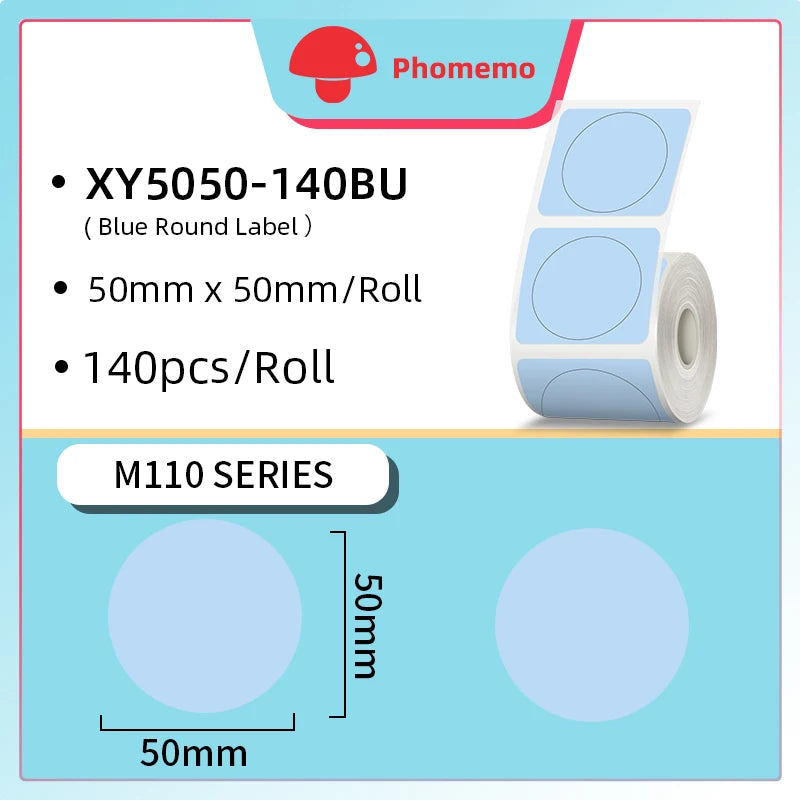 Phomemo M110 Thermal Wireless Label Printer Portable Bluetooth Sticker Mini Printer Barcode Label Maker Price Tag Printers DIY