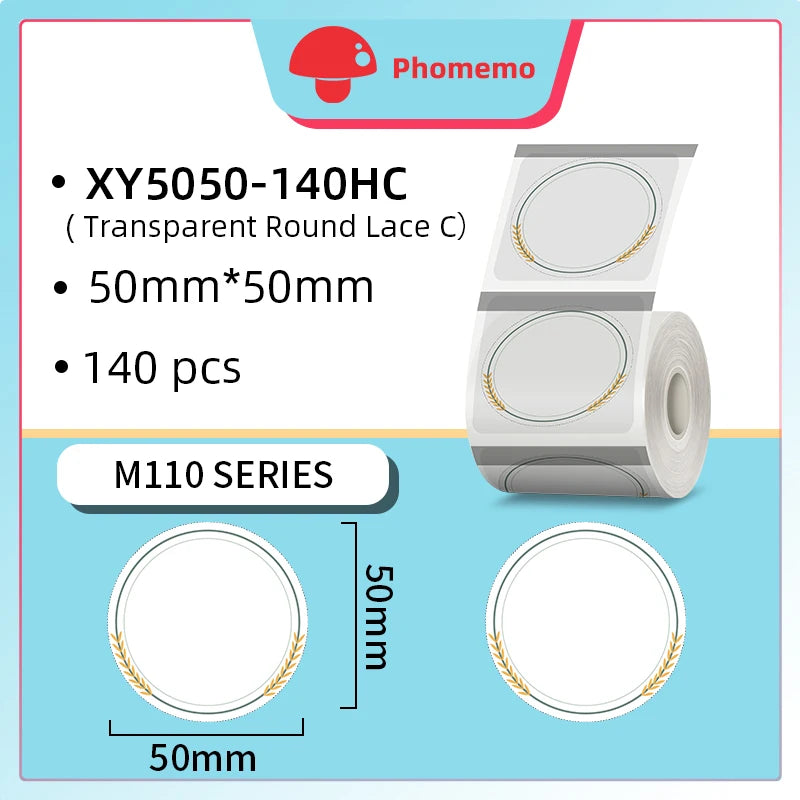 Phomemo M110 Thermal Wireless Label Printer Portable Bluetooth Sticker Mini Printer Barcode Label Maker Price Tag Printers DIY