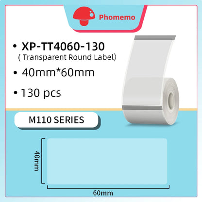 Phomemo M110 Thermal Wireless Label Printer Portable Bluetooth Sticker Mini Printer Barcode Label Maker Price Tag Printers DIY