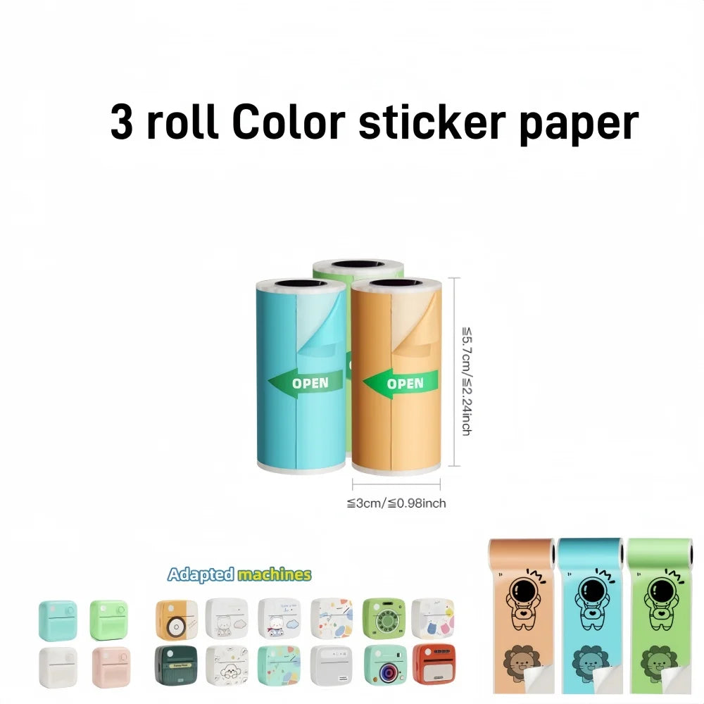 B3 Portable Mini Printers Wireless Bluetooth Inkless Sticker Maker Printer Tag Price Machine for Office School Kitchen