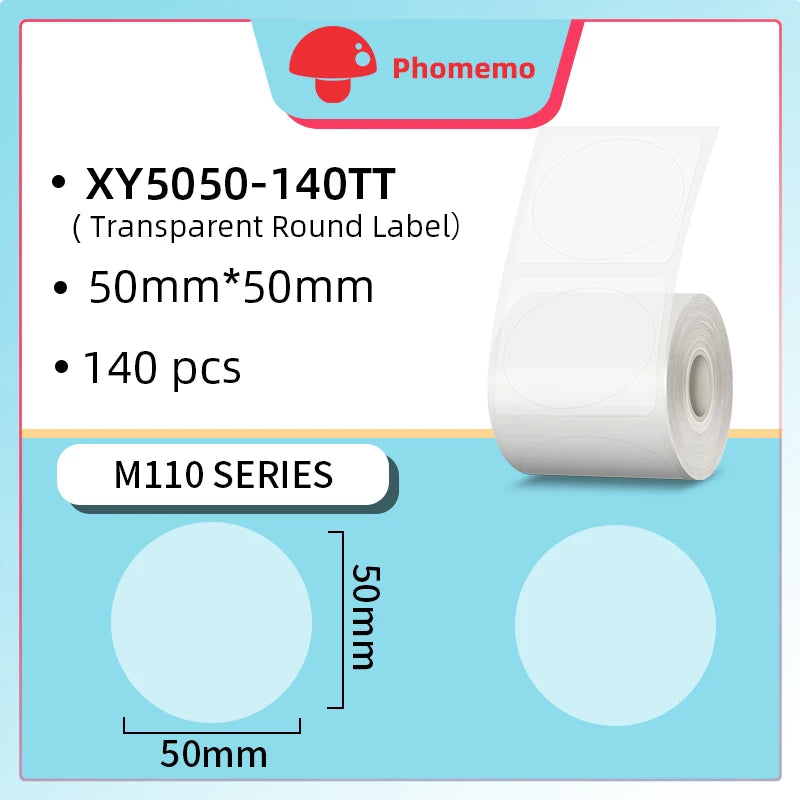 Phomemo M110 Thermal Wireless Label Printer Portable Bluetooth Sticker Mini Printer Barcode Label Maker Price Tag Printers DIY
