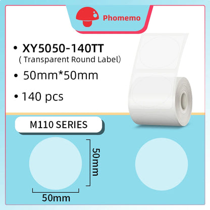 Phomemo M110 Thermal Wireless Label Printer Portable Bluetooth Sticker Mini Printer Barcode Label Maker Price Tag Printers DIY