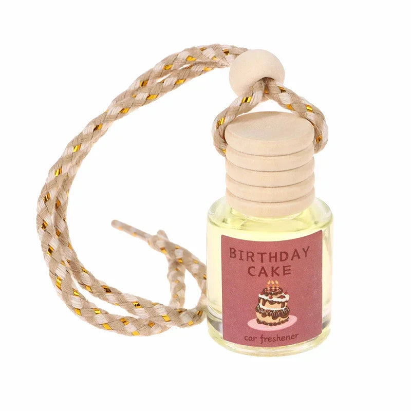 Universal Car Essential Oil Diffuser Air Freshener Hanging Perfume Bottle Auto Interior Rearview Mirror Ornament Hanging Pendant