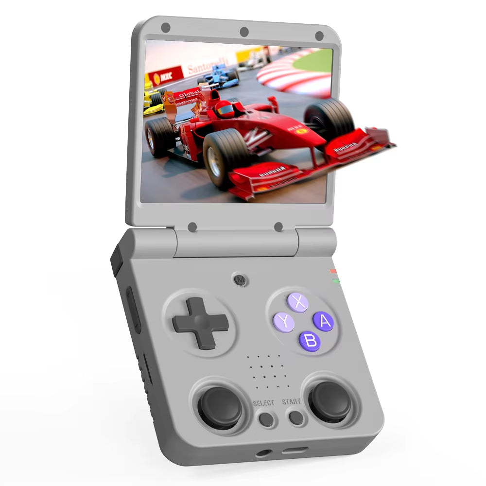 Flip V2 Handheld Game Console 3.5''IPS Screen Retro Compact Portable Game Machine for On-The-Go Entertainment Players Gift