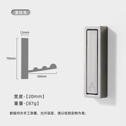 1Pcs Folding Wall Hook Hidden Robe Towel Coat Hook Stainless Steel Hook for Home Kitchen Bathroom Matte Black Towel Hanger