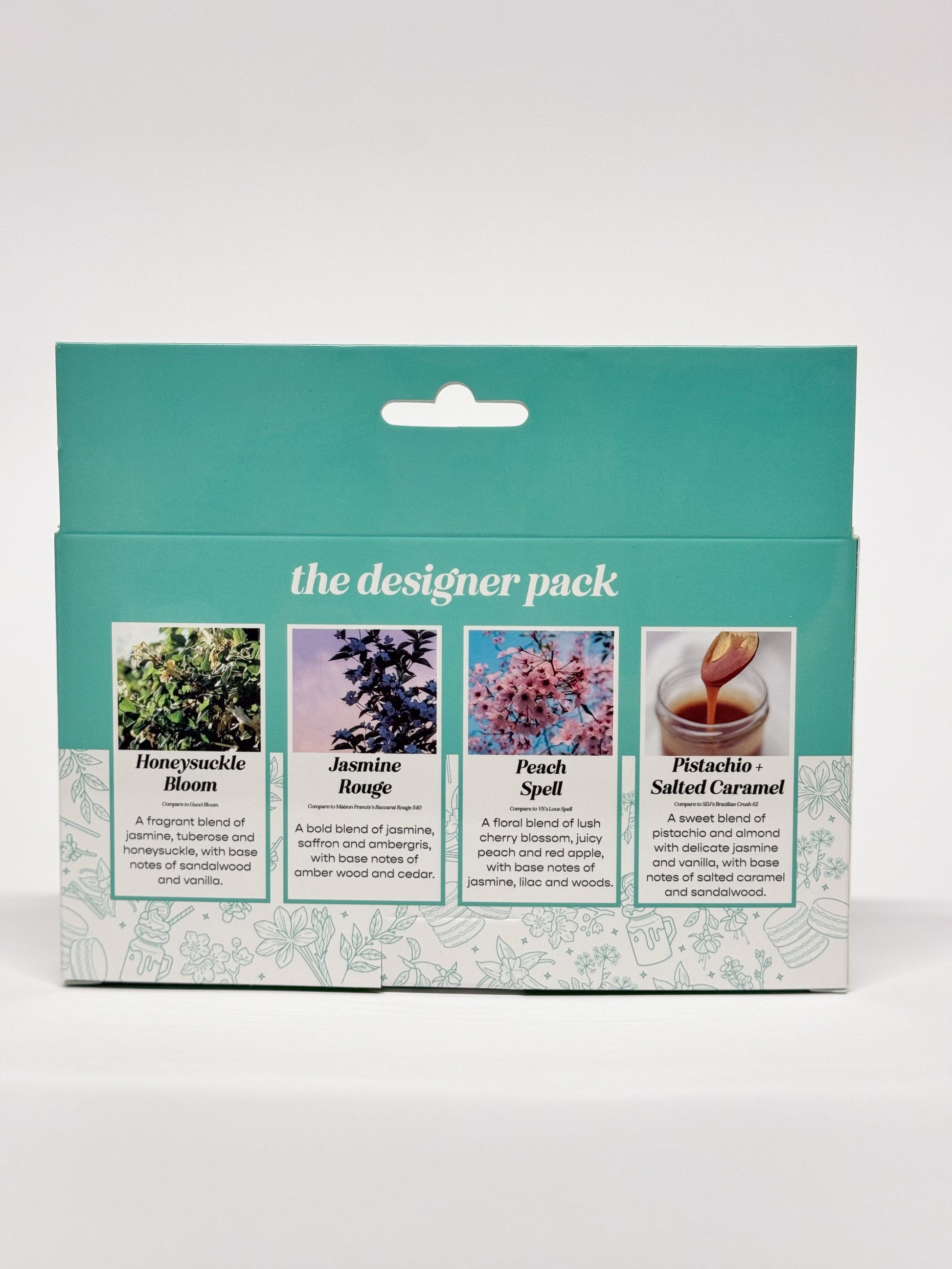 Designer 4 Pack Scented Car Freshener Bundle