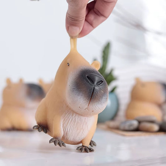1Pc Capybara Relax Squeeze Toy - Quick Rebound, Durable TPR Material, Novelty Animal Design for Fun & Relaxation